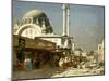 A Market Bazaar in Constantinople-Alberto Pasini-Mounted Giclee Print