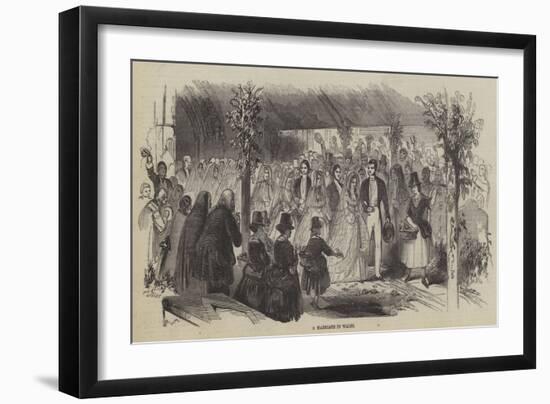 A Marriage in Wales-null-Framed Giclee Print