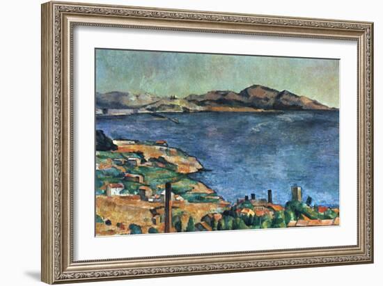 A Marseille, 1883-1885-Paul Cézanne-Framed Giclee Print