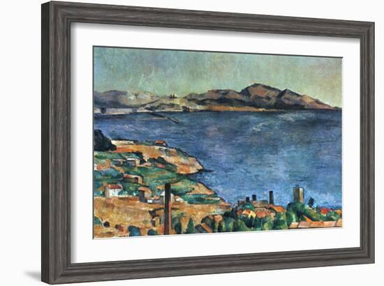 A Marseille, 1883-1885-Paul Cézanne-Framed Giclee Print