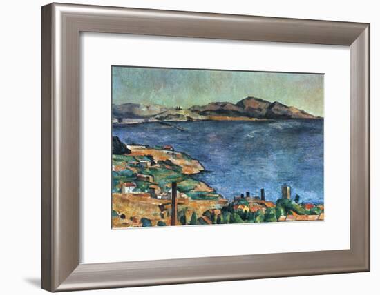 A Marseille, 1883-1885-Paul Cézanne-Framed Giclee Print