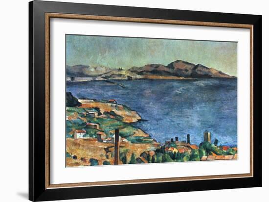 A Marseille, 1883-1885-Paul Cézanne-Framed Giclee Print