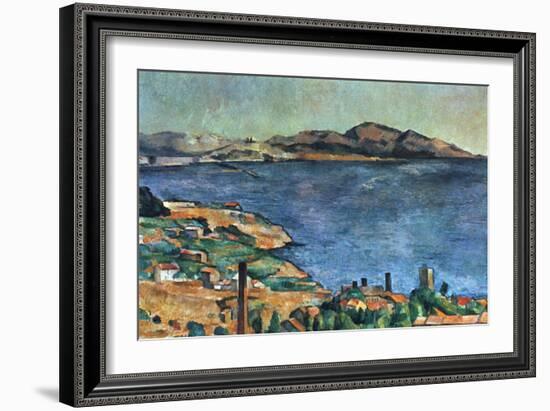 A Marseille, 1883-1885-Paul Cézanne-Framed Giclee Print