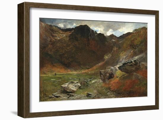 A Marshy Glen from Nature-Alfred William Hunt-Framed Giclee Print