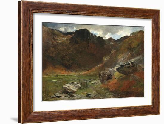 A Marshy Glen from Nature-Alfred William Hunt-Framed Giclee Print