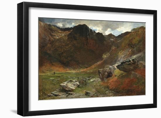 A Marshy Glen from Nature-Alfred William Hunt-Framed Giclee Print