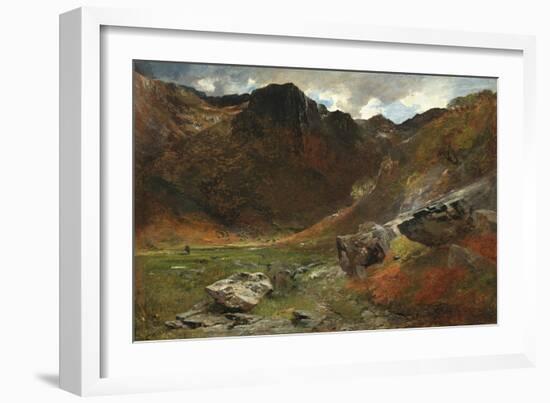 A Marshy Glen from Nature-Alfred William Hunt-Framed Giclee Print