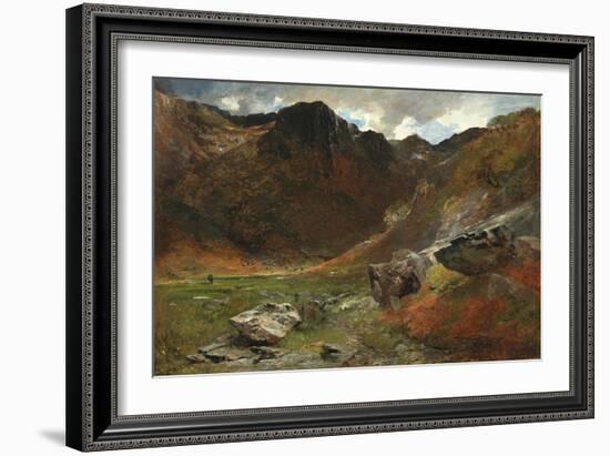 A Marshy Glen from Nature-Alfred William Hunt-Framed Giclee Print