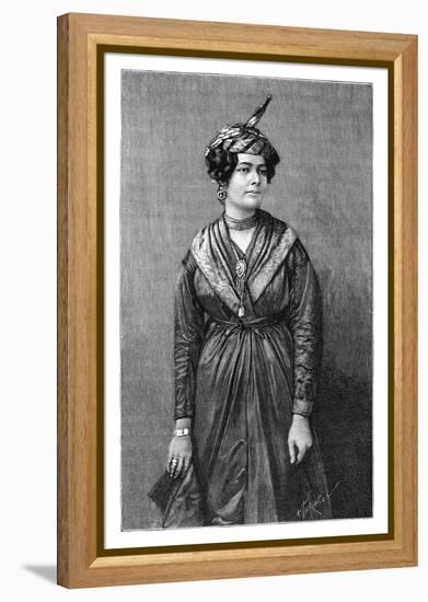 A Martinique Creole Woman, C1890-Henri Thiriat-Framed Premier Image Canvas