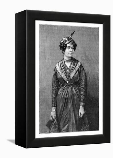 A Martinique Creole Woman, C1890-Henri Thiriat-Framed Premier Image Canvas