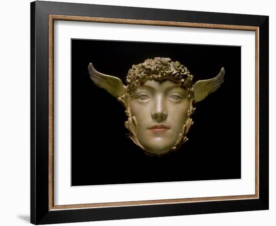 A Mask, circa 1897-Fernand Khnopff-Framed Giclee Print