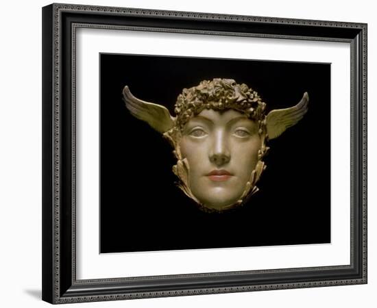 A Mask, circa 1897-Fernand Khnopff-Framed Giclee Print