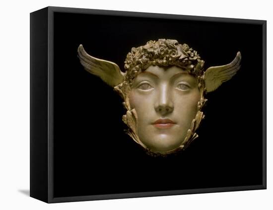 A Mask, circa 1897-Fernand Khnopff-Framed Premier Image Canvas