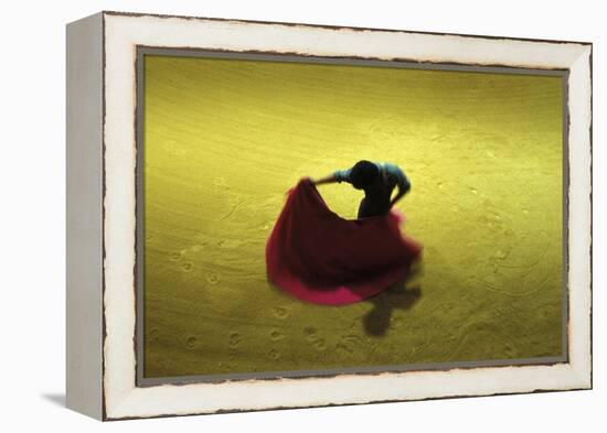 A Matador Warming Up in a Private Arena-null-Framed Premier Image Canvas