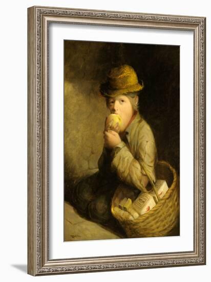 A Match Seller, C.1859 (Oil on Canvas)-David Gilmour Blythe-Framed Giclee Print