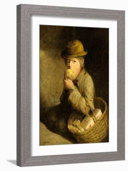 A Match Seller, C.1859 (Oil on Canvas)-David Gilmour Blythe-Framed Giclee Print