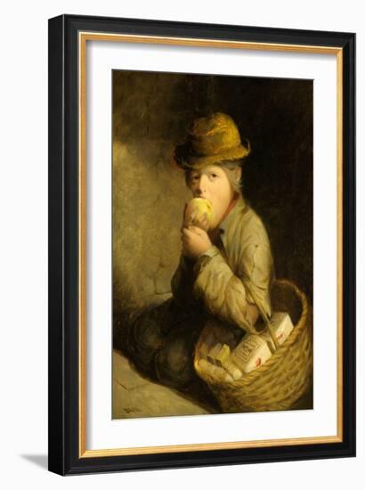 A Match Seller, C.1859 (Oil on Canvas)-David Gilmour Blythe-Framed Giclee Print