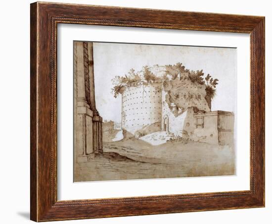 A Mausoleum-Sebastian Vrancx-Framed Giclee Print