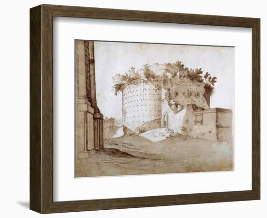 A Mausoleum-Sebastian Vrancx-Framed Giclee Print