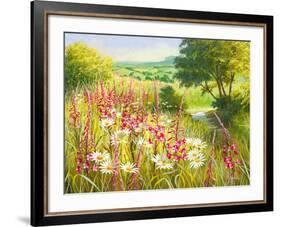 A Meadow In Spring-Mary Dipnall-Framed Giclee Print