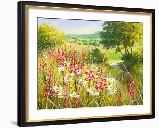 A Meadow In Spring-Mary Dipnall-Framed Giclee Print