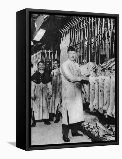 A Meat Porter, Smithfield Market, London, 1926-1927-null-Framed Premier Image Canvas