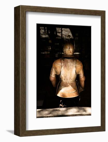 A Medieval Knights Armor Shining in the Sunlight-Sheila Haddad-Framed Photographic Print