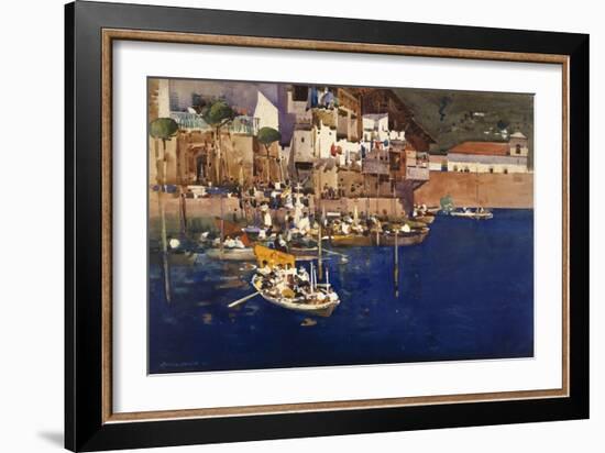 A Mediterranean Port, 1892-Arthur Melville-Framed Giclee Print