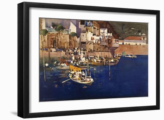 A Mediterranean Port, 1892-Arthur Melville-Framed Giclee Print