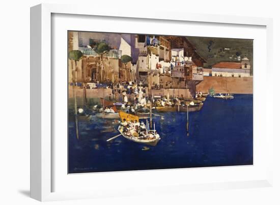 A Mediterranean Port, 1892-Arthur Melville-Framed Giclee Print