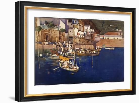 A Mediterranean Port, 1892-Arthur Melville-Framed Giclee Print