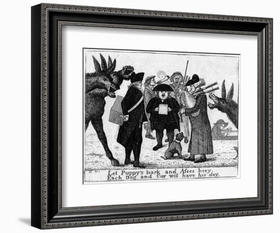 A Medley of Edinburgh Musicians-John Kay-Framed Premium Giclee Print