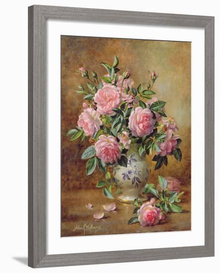 A Medley of Pink Roses-Albert Williams-Framed Giclee Print