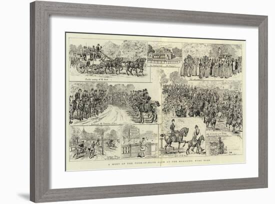 A Meet of the Four-In-Hand Club at the Magazine, Hyde Park-null-Framed Giclee Print