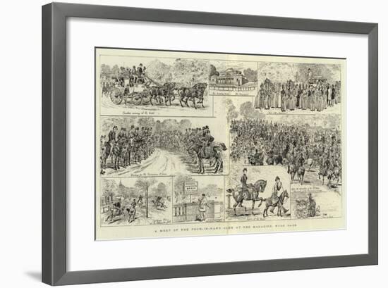 A Meet of the Four-In-Hand Club at the Magazine, Hyde Park-null-Framed Giclee Print