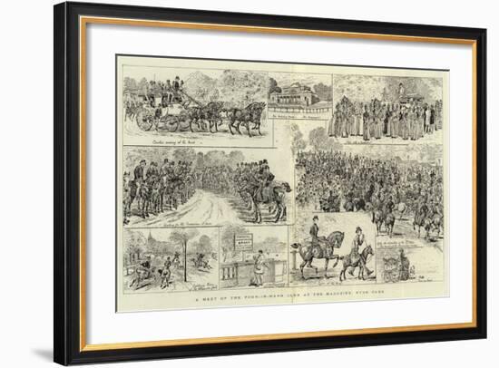 A Meet of the Four-In-Hand Club at the Magazine, Hyde Park-null-Framed Giclee Print