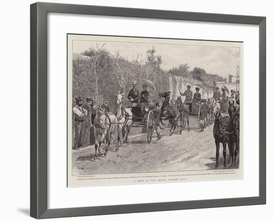 A Meet of the Malta Tandem Club-John Charlton-Framed Giclee Print