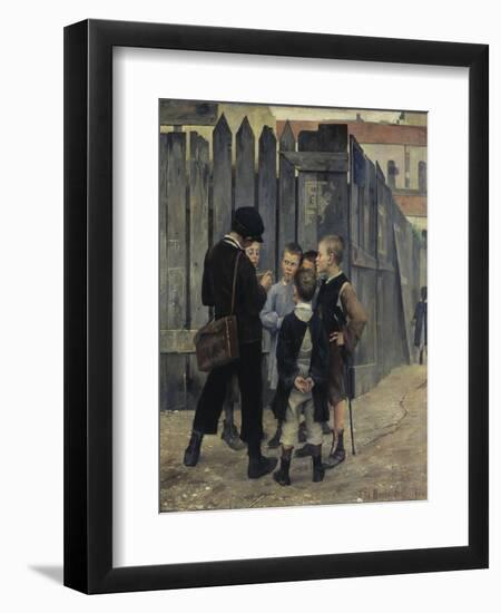 A Meeting, 1884-Maria Konstantinovna Bashkirtseva-Framed Giclee Print