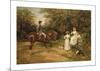 A Meeting by the Stile-Heywood Hardy-Mounted Premium Giclee Print