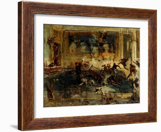 A Meeting of the Artists' Society-Vicente Lopez y Portana-Framed Giclee Print