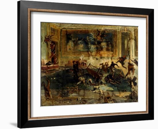 A Meeting of the Artists' Society-Vicente Lopez y Portana-Framed Giclee Print