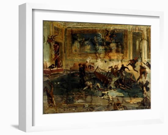 A Meeting of the Artists' Society-Vicente Lopez y Portana-Framed Giclee Print