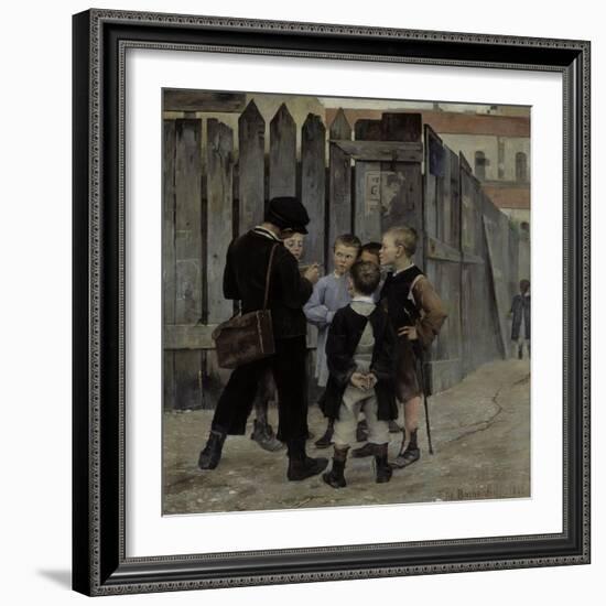 A Meeting-Marie Bashkirtseff-Framed Giclee Print