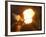 A Member of the Mocidade Samba School Spits Fire-null-Framed Photographic Print