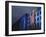 A Memorial Flag Is Illuminated On the Pentagon-Stocktrek Images-Framed Photographic Print