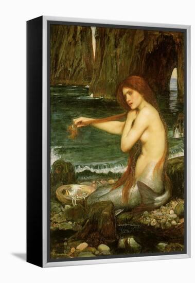 A Mermaid, 1901-null-Framed Premier Image Canvas