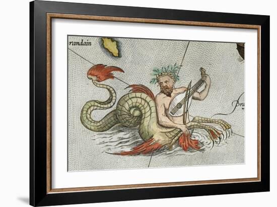 a Merman, Playing an Instrument-Abraham Ortelius-Framed Giclee Print