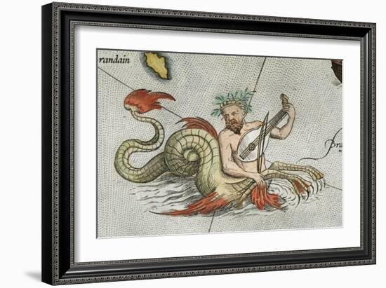 a Merman, Playing an Instrument-Abraham Ortelius-Framed Giclee Print