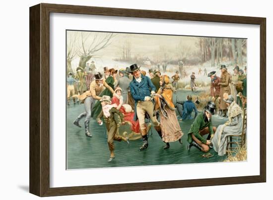 A Merry Christmas, from the Pears Annual, 1907-Frank Dadd-Framed Giclee Print