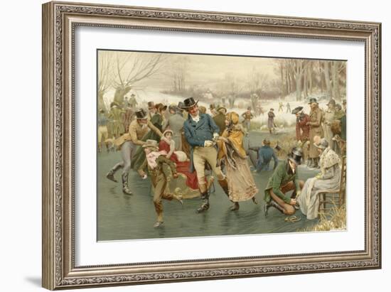 A Merry Christmas-Frank Dadd-Framed Giclee Print